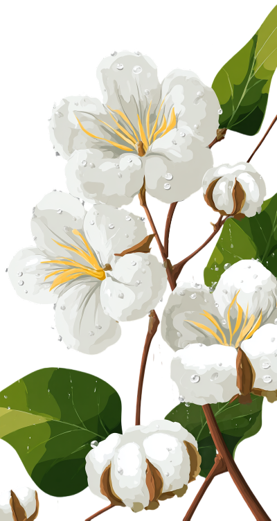 棉花寒露节气插图