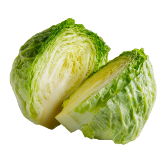 半个卷心菜层叠放置