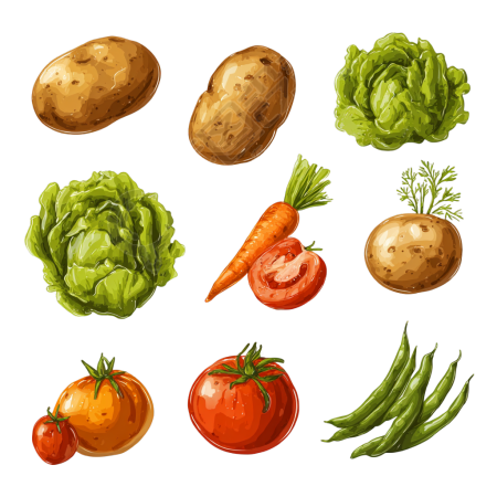 幼儿园食谱新鲜蔬菜插图