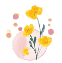 水彩简约插画