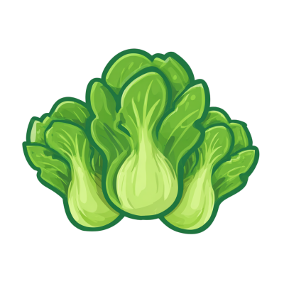 白菜卡通元素