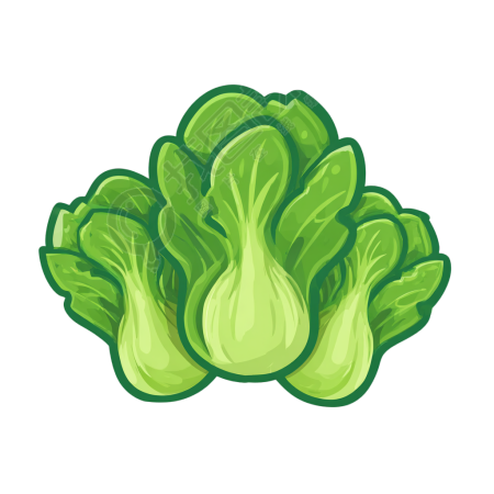 白菜卡通元素