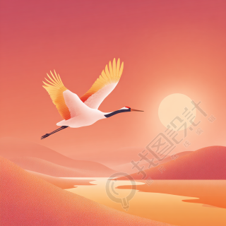黄鹤飞过太阳