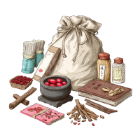 中药材透明背景素材