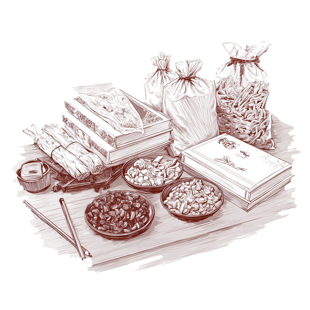 中药材透明背景元素