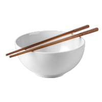 白色碗筷素材