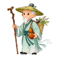 老中医采药素材