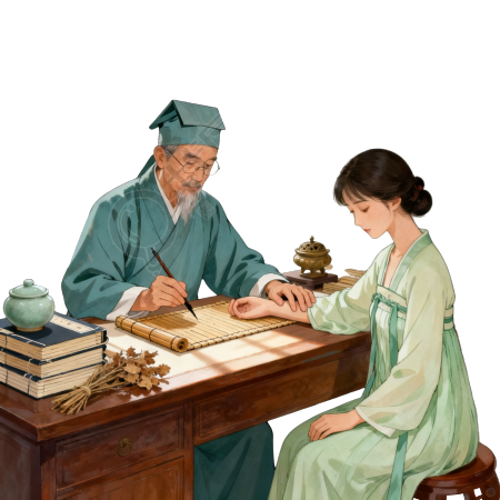 中医诊脉插图