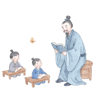 古风书生插画