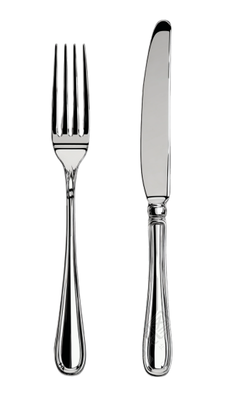 餐具矢量插图
