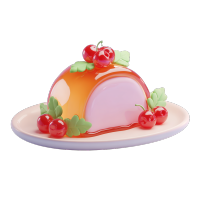 火腿卡通美食插画