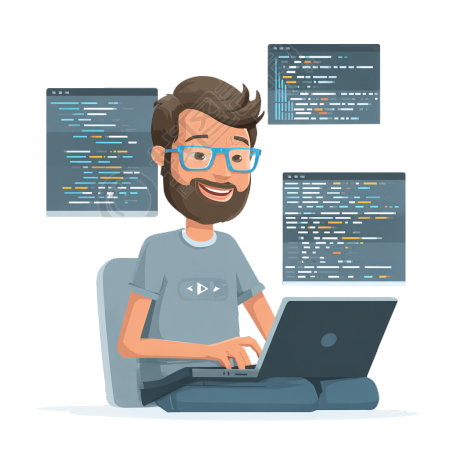 程序员简约素材