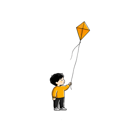 放风筝透明背景元素