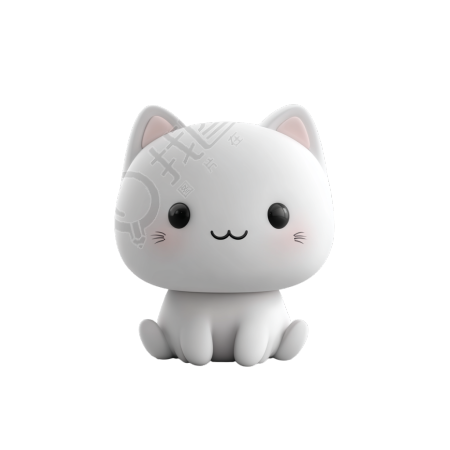 3D猫咪卡通素材