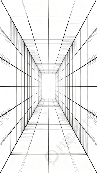 线条视角建筑素材