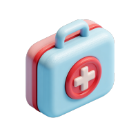 3D急救包PNG插画