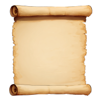 复古风卷轴商用插画