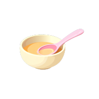 幼儿园食谱白粥插画