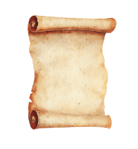 复古风卷轴商用插图