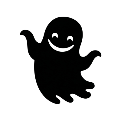 可爱卡通幽灵插画