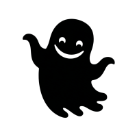 可爱卡通幽灵插画