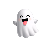 可爱卡通幽灵素材