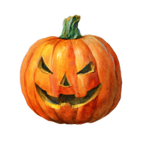 万圣节南瓜灯元素