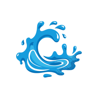 海浪透明背景元素