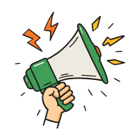 招聘喇叭创意设计元素