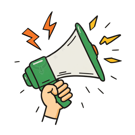 招聘喇叭创意设计元素