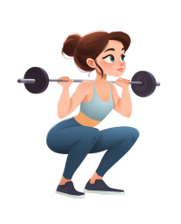 女生举重创意素材