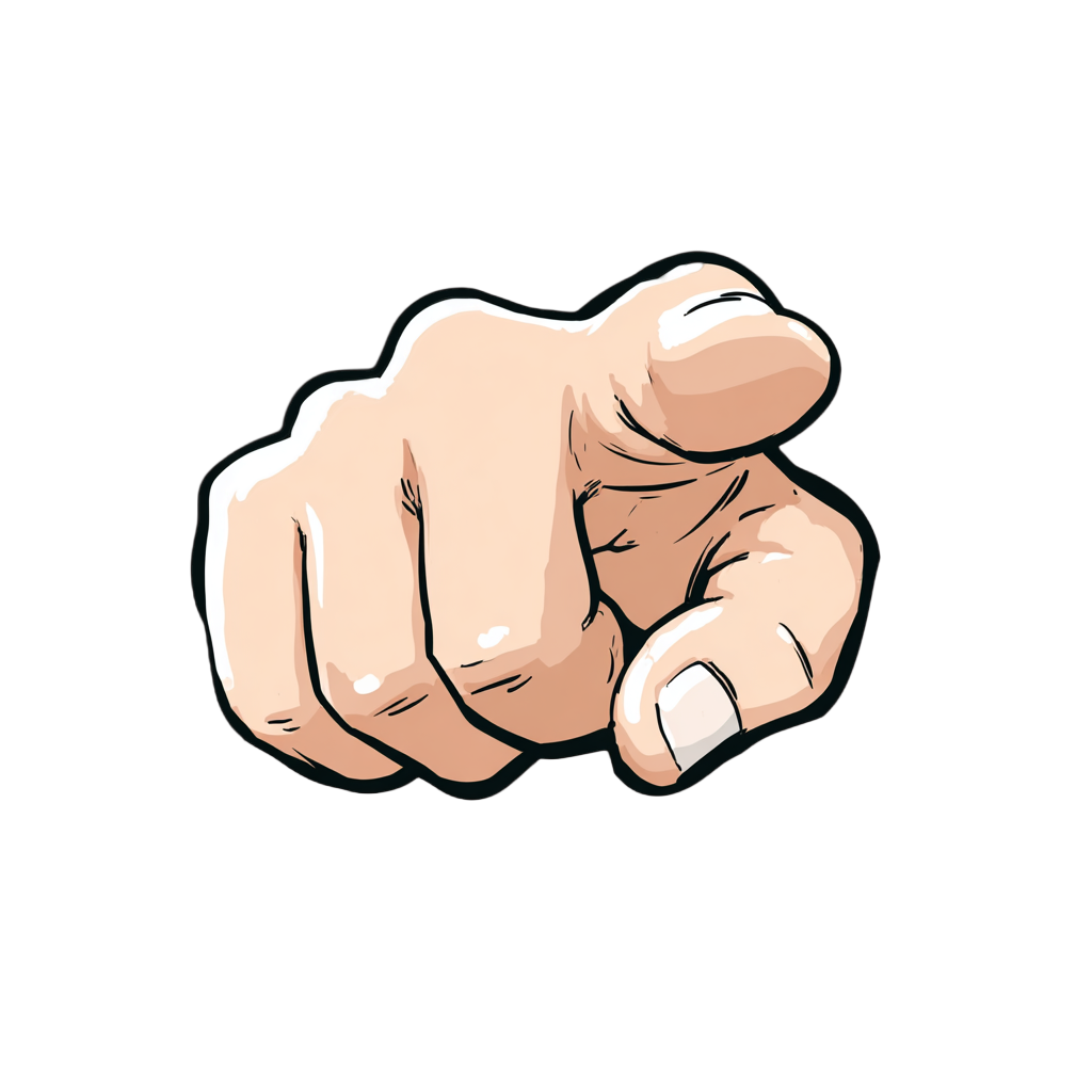 职等你来手势素材