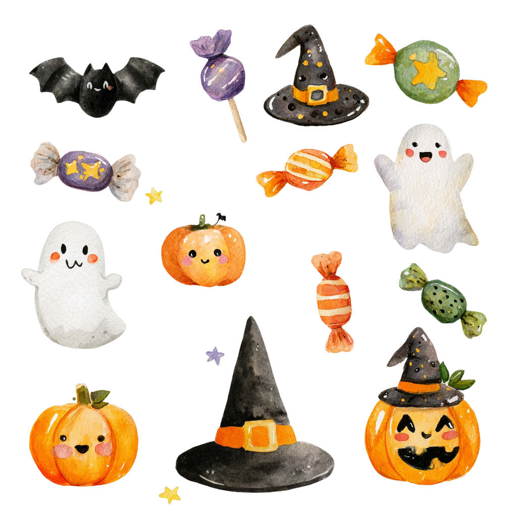 幽灵巫师帽万圣节素材