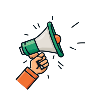 招聘喇叭创意设计素材