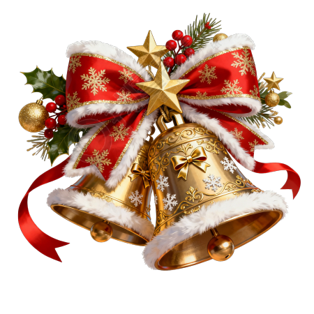 圣诞铃铛可商用插画