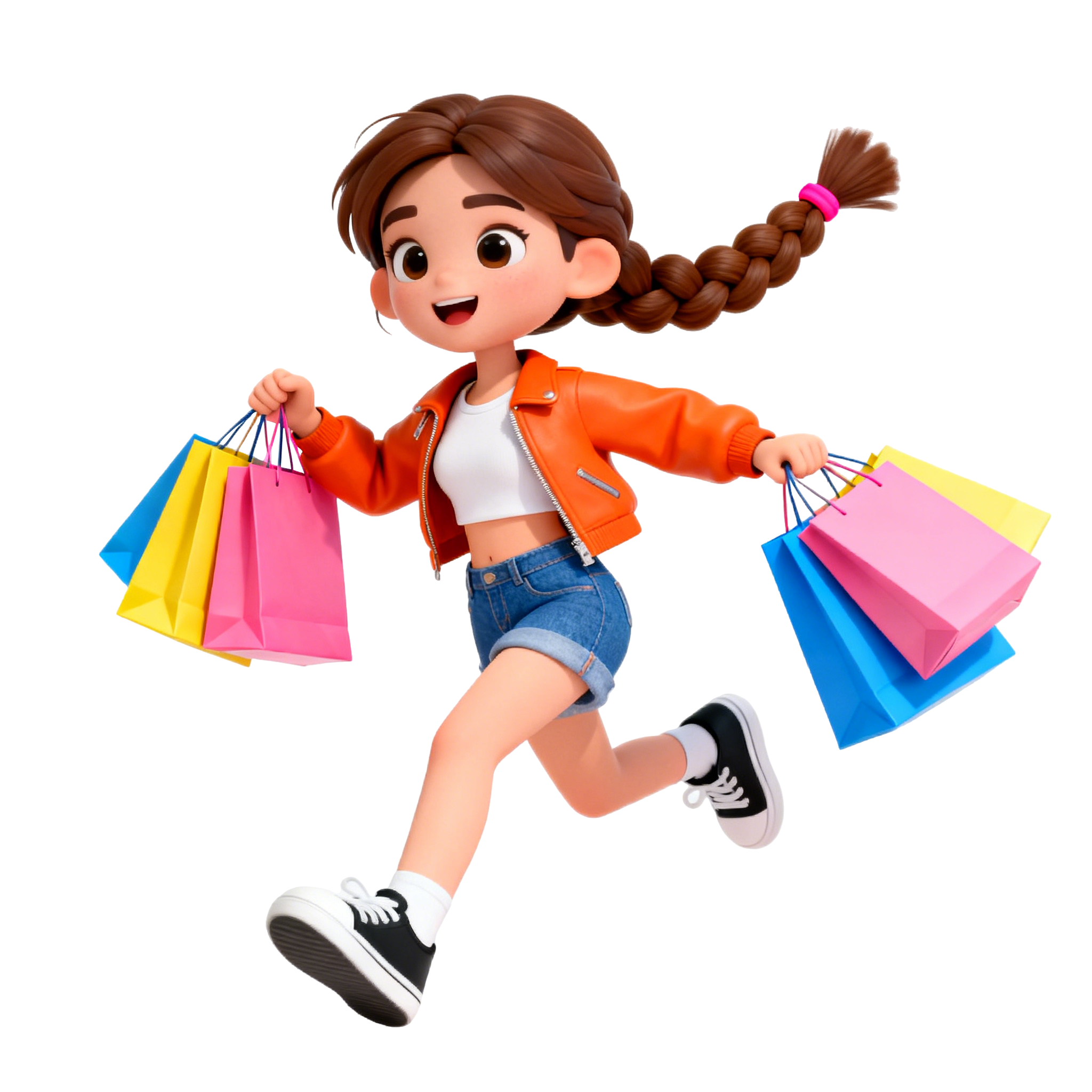 购物女生商用PNG素材