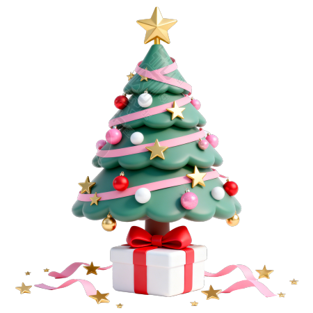 圣诞树节日装饰素材