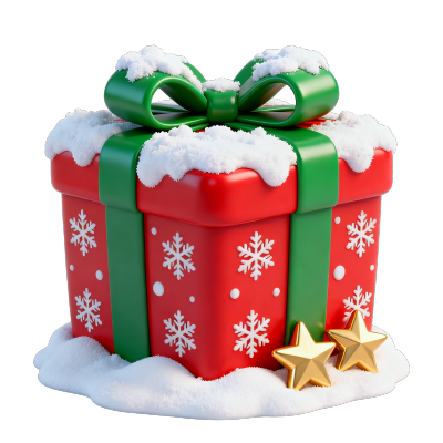 圣诞节礼物盒插图