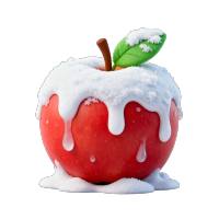 冬日可爱红苹果