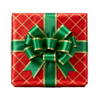 圣诞礼物盒红色包装