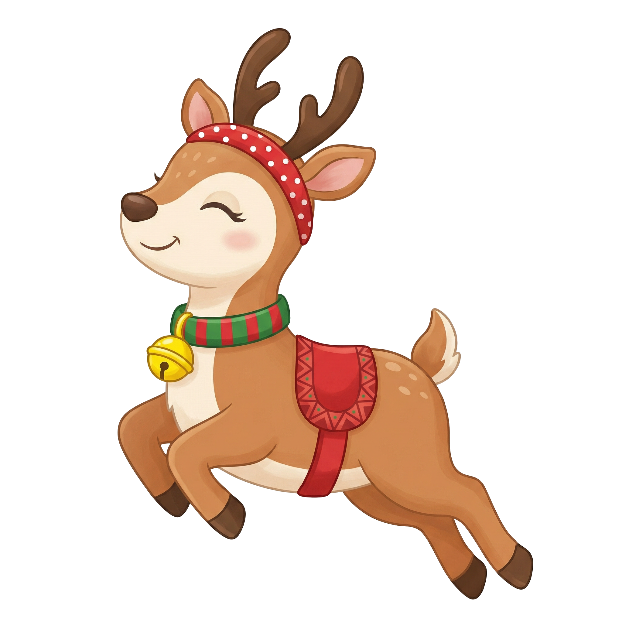 圣诞驯鹿可爱元素