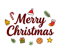 Merry Christmas红色