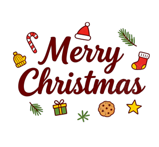 Merry Christmas红色