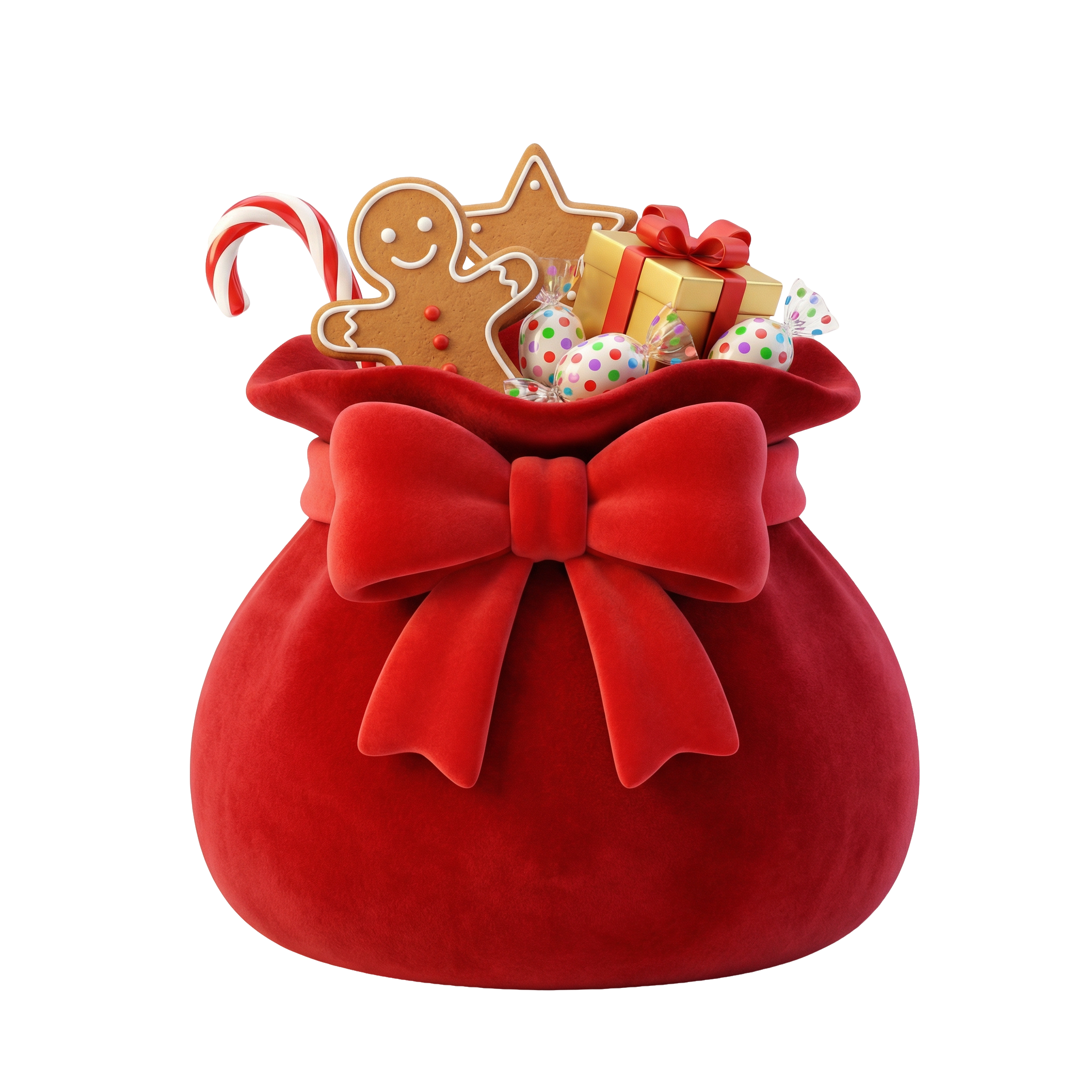 圣诞节礼品袋素材