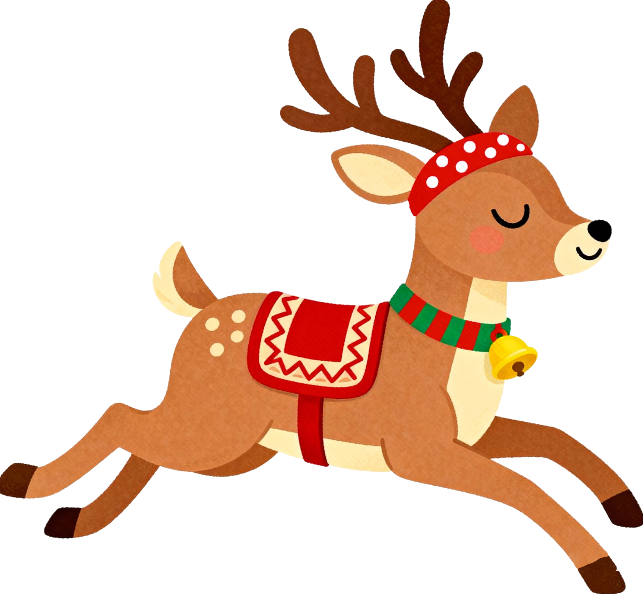 圣诞驯鹿可爱素材