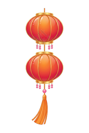 传统红灯笼商用插图
