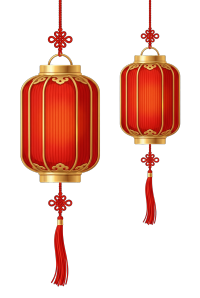 传统中国灯笼图形素材