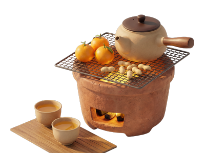 围炉煮茶橘子插图