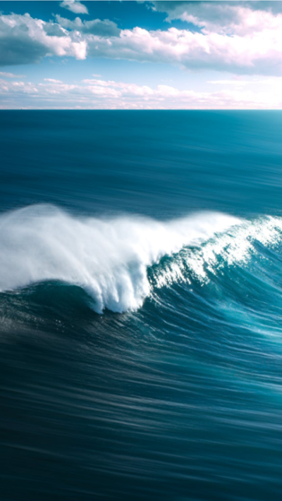 大海蓝天风景摄影手机壁纸