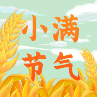 小满节气麦穗微信公众号次图